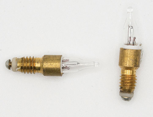 Dollhouse Miniature Flame Tip, Screw Base Bulb, 12V, 4/Pk